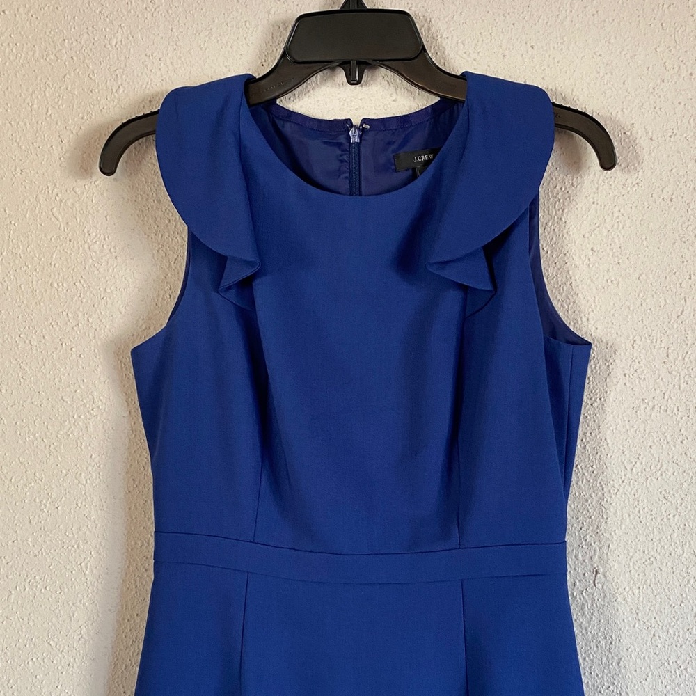 J. Crew Royal Blue Midi Dress - Picture 4 of 9